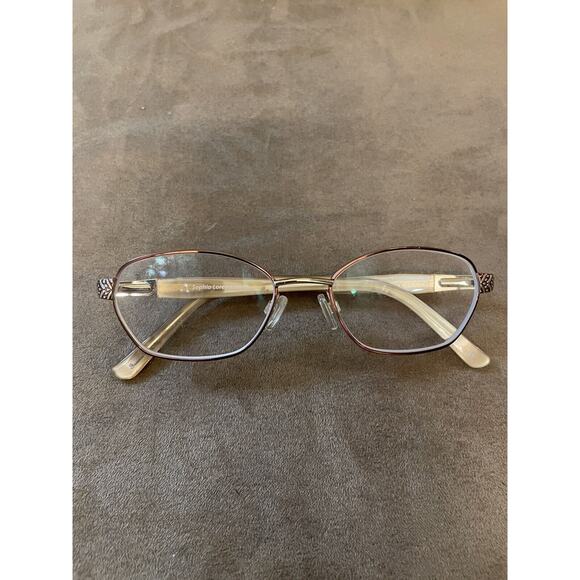 Sophia Loren Other - Sophia Loren M246 168 Eyeglasses Sunglasses Frames Brown Gold Round Full Rim 120